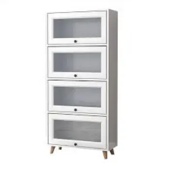 Durable Metal Bookshelf